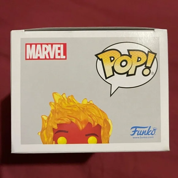Funko Human Torch Pop! Red and Yellow Figure - Picture 5 of 6